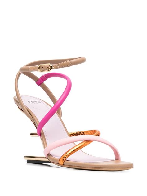 fendi open toe sandals|Fendi high heels sandals.